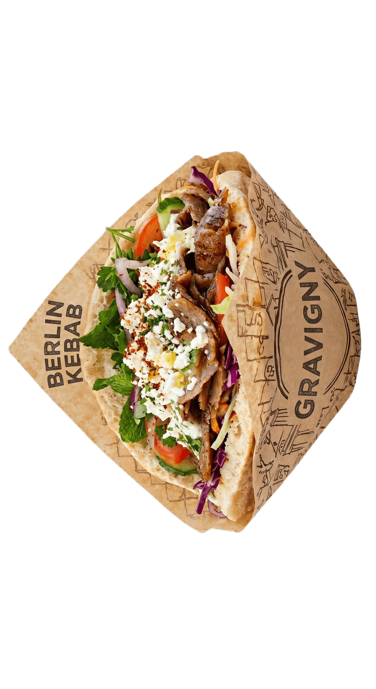 Freshly prepared Berlin döner